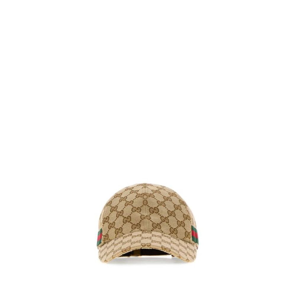 Gucci Men Gg Fabric Baseball Cap